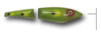 olive frog lure